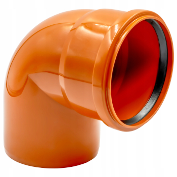Kolano PP 110/90, AQ, oranż
