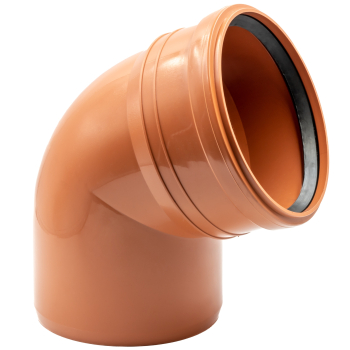 Kolano PP 160/67, AQ, pomarańczowe