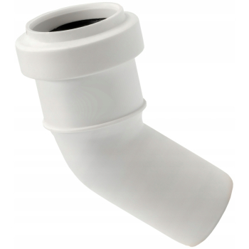 Kolano PP 32/45, AQ, białe