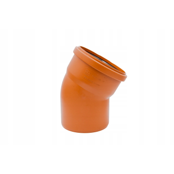 Kolano PP 160/30, AQ, pomarańczowe