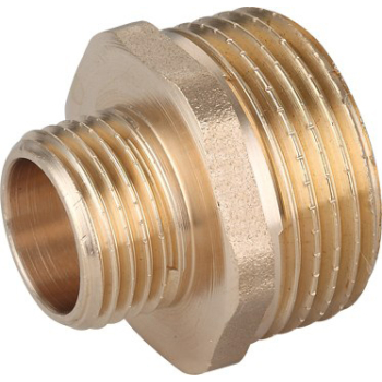 Nypel mosiężny redukcyjny 1" x 1/2"