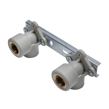 Listwa metalowa L-100mm z kolankiem PP 20mm x 1/2"