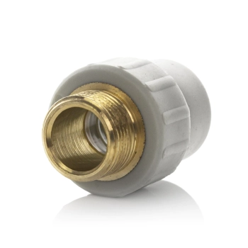 Złączka GZ PPR 25x1/2" beżowa